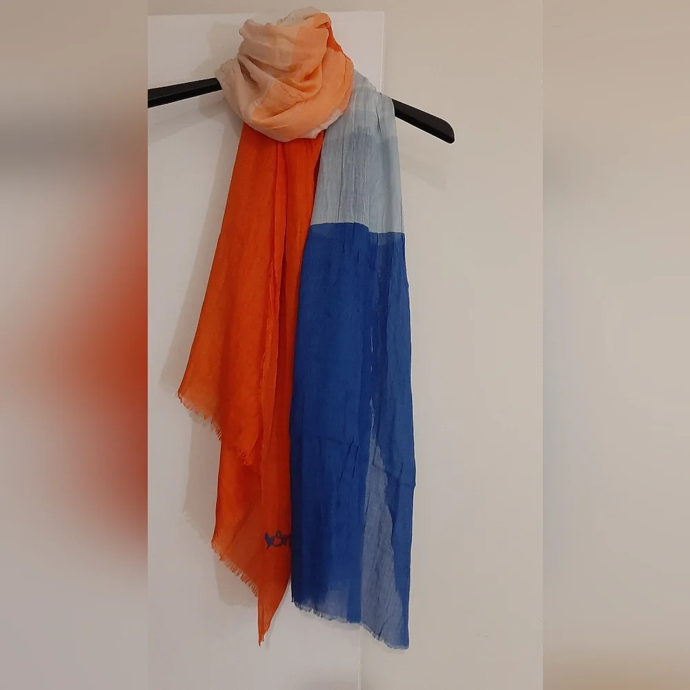 Diane Von Furstenberg | Orange/Blue Wrap/Scarf